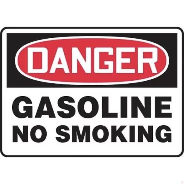 Accuform OSHA DANGER SAFETY SIGN GASOLINE MSMK253XV MSMK253XV - main